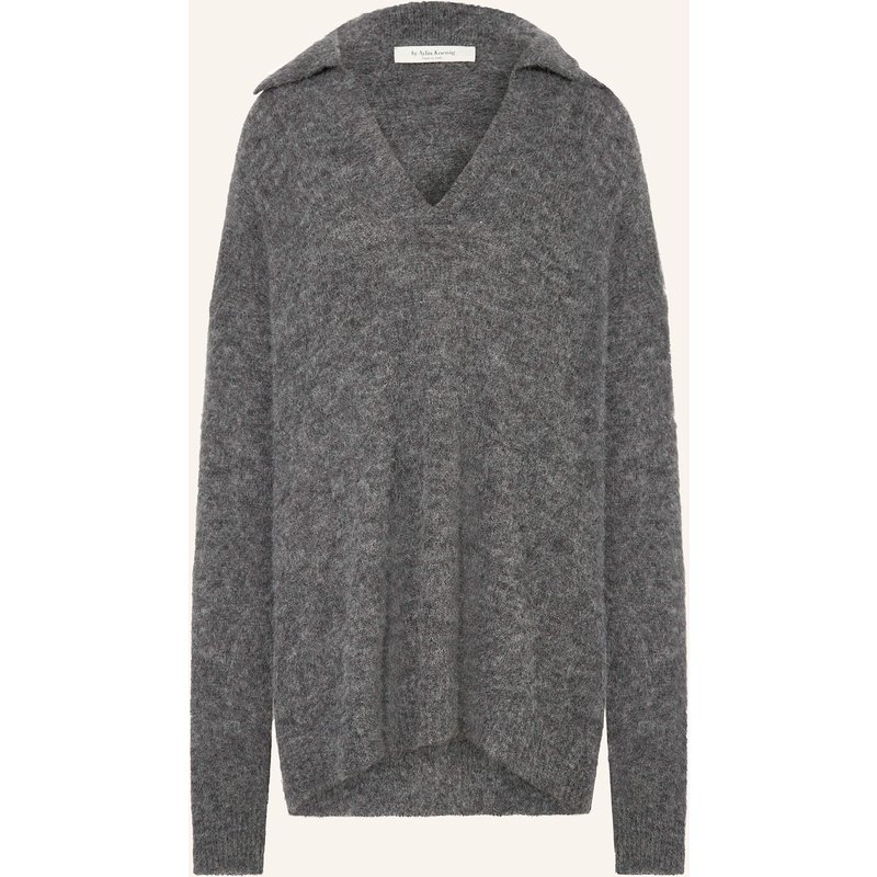 By Aylin Koenig Pullover Lian Mit Alpaka grau