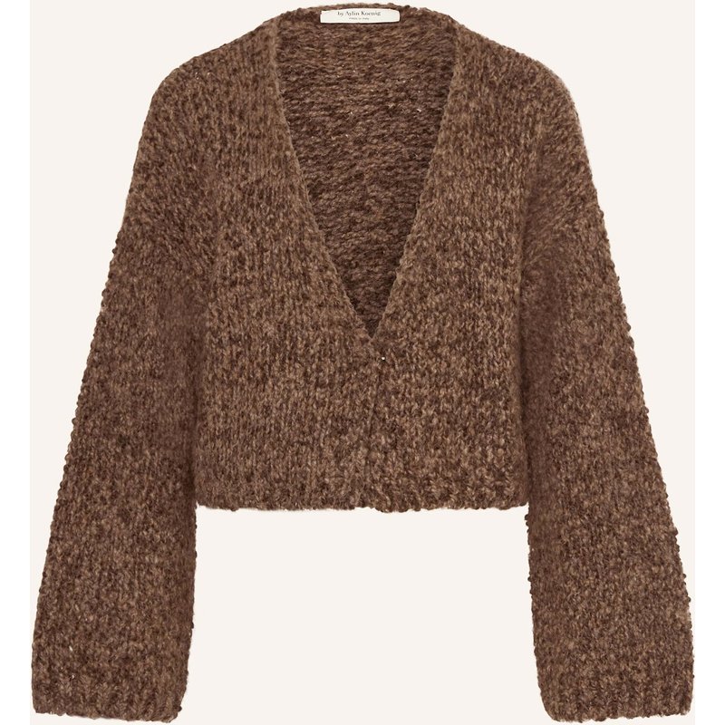 By Aylin Koenig Strickjacke Friedi Mit Alpaka braun