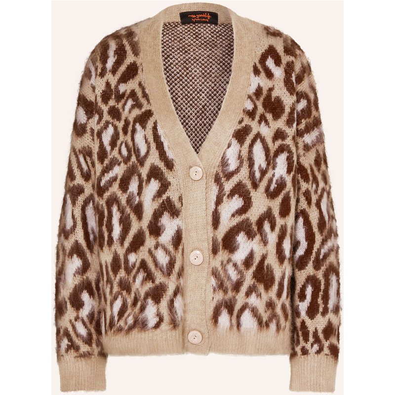 Miss Goodlife Strickjacke Mit Alpaka braun