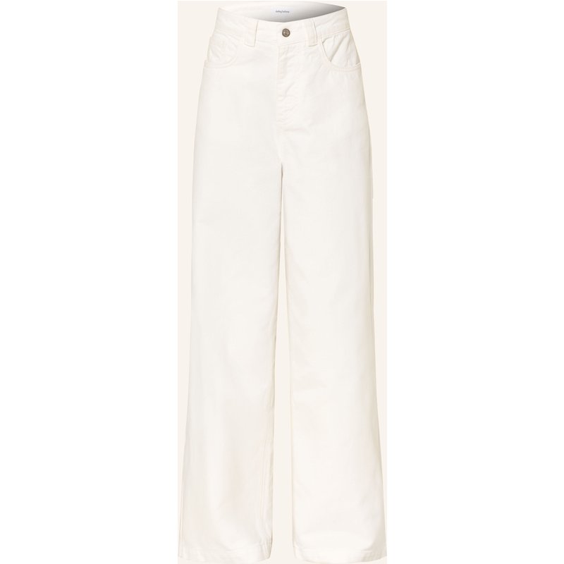 Darling Harbour Wide Leg Jeans weiss