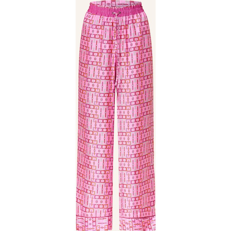 Sem Per Lei Marlenehose Aus Seide pink