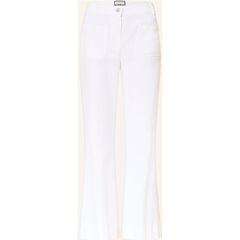 Sem Per Lei Wide Leg Jeans weiss