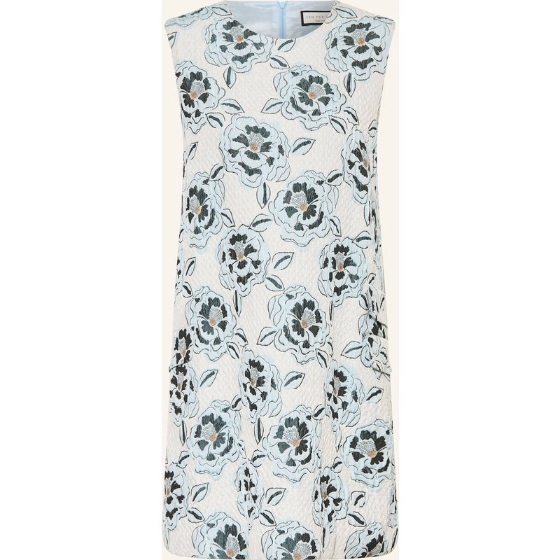 Sem Per Lei Jacquard-Kleid blau