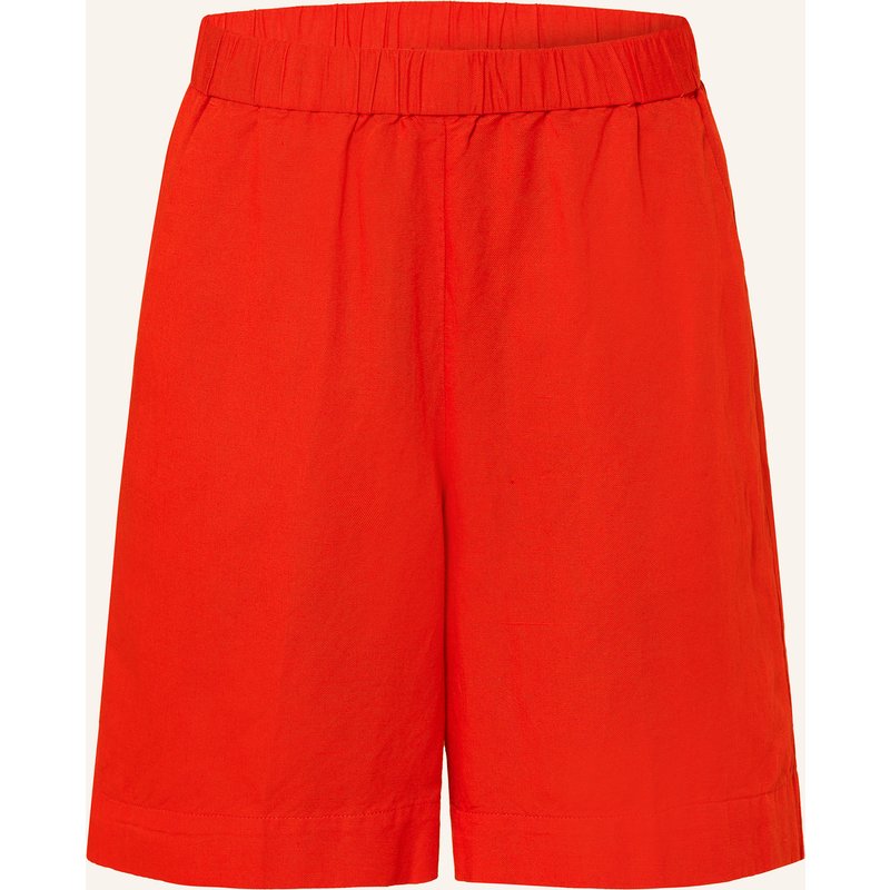 Gant Shorts Mit Leinen rot