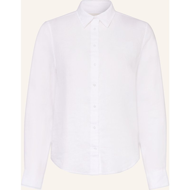 Gant Hemdbluse Aus Leinen weiss