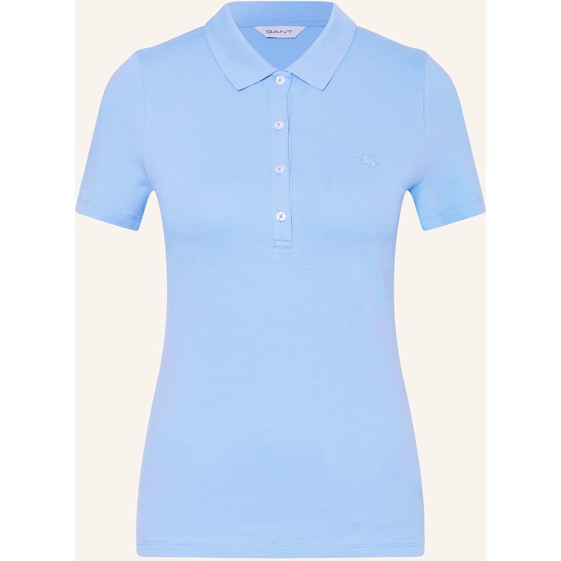 Gant Piqué-Poloshirt blau