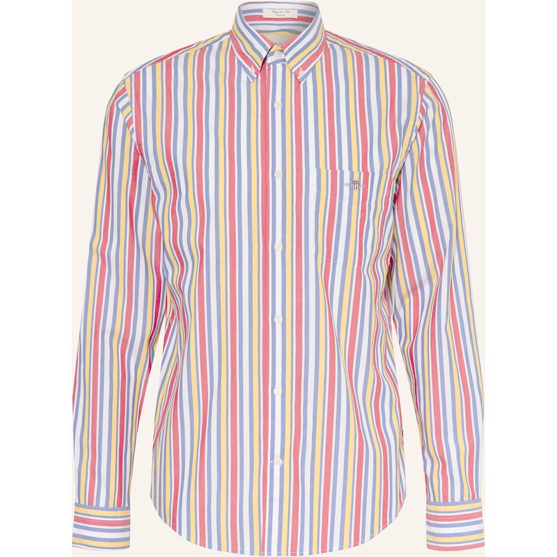 Gant Hemd Regular Fit rot