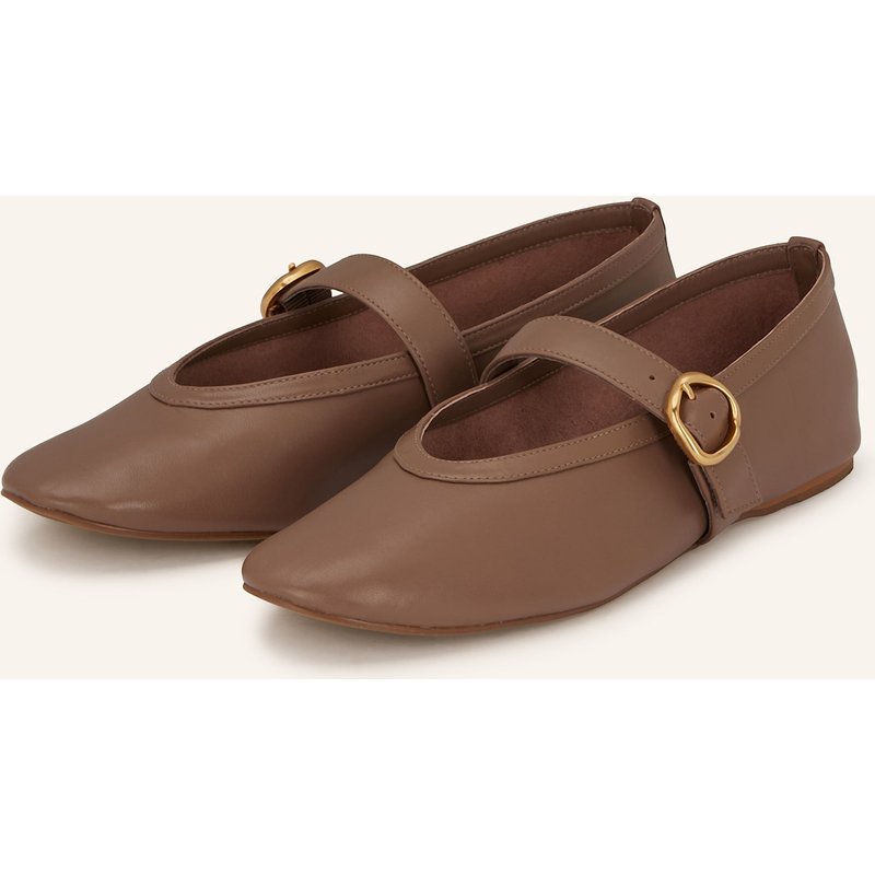 Carrano Mary-Jane-Ballerinas braun