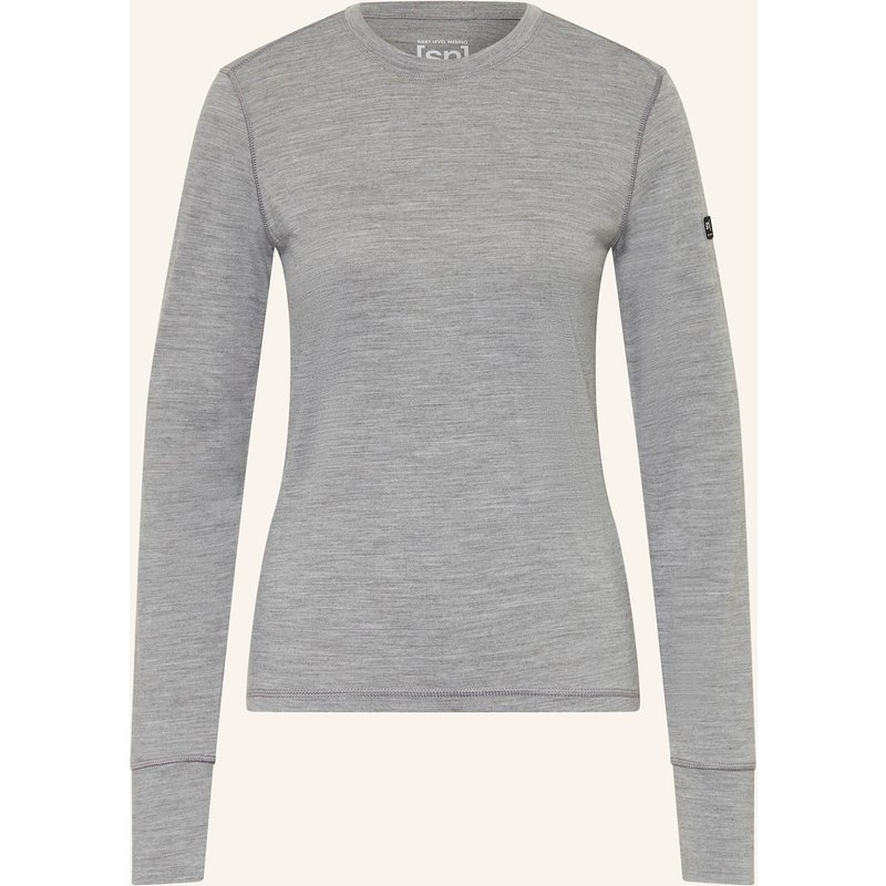 Super.Natural Longsleeve Tundra 175 Ls Mit Merinowolle grau