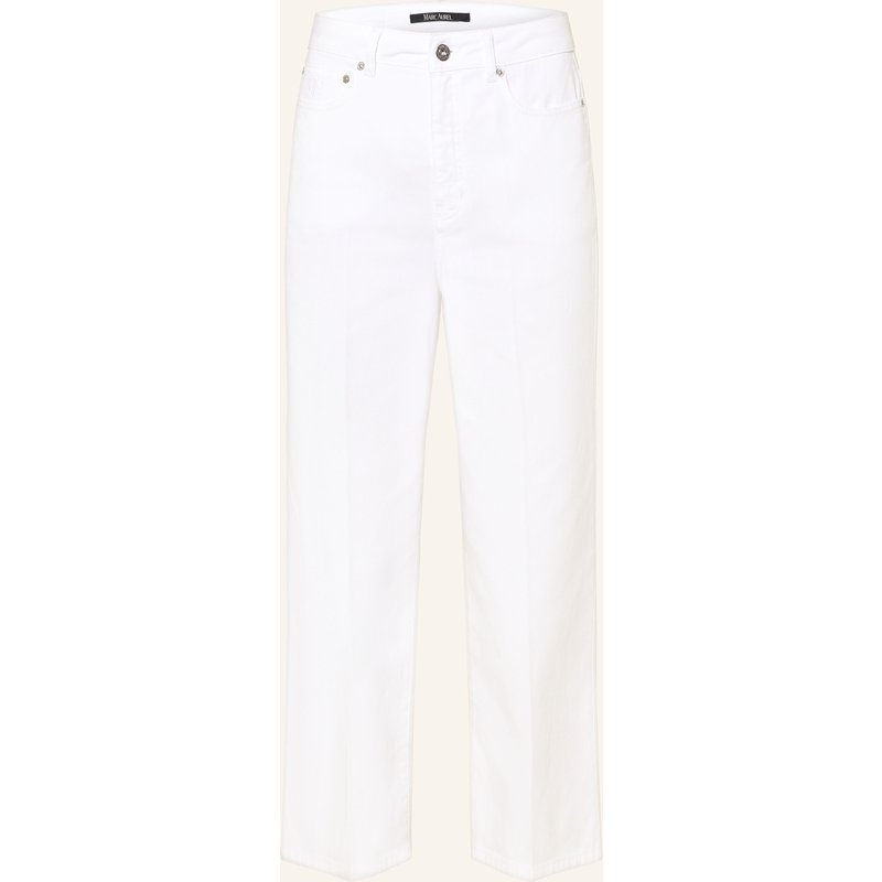 Marc Aurel Wide Leg Jeans weiss