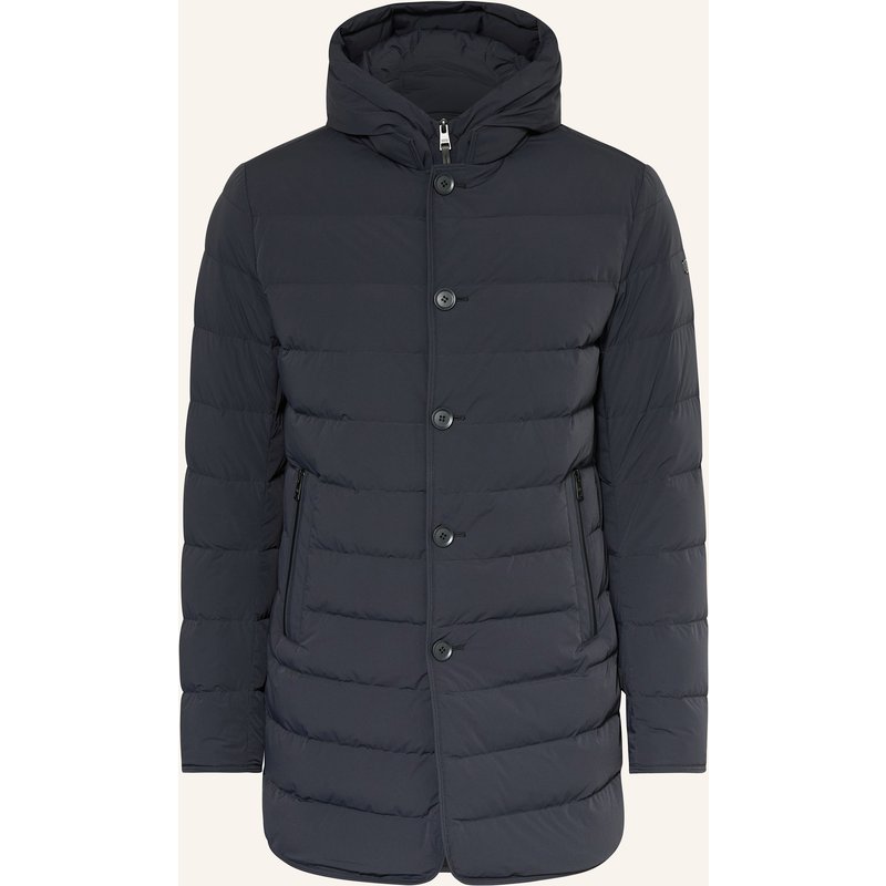 Duno Daunenparka Loft Hoody Licosa 2.0 Mit Abnehmbarer Kapuze blau