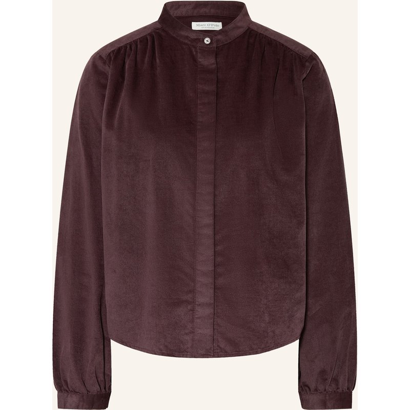 Marc O'polo Samtbluse rot