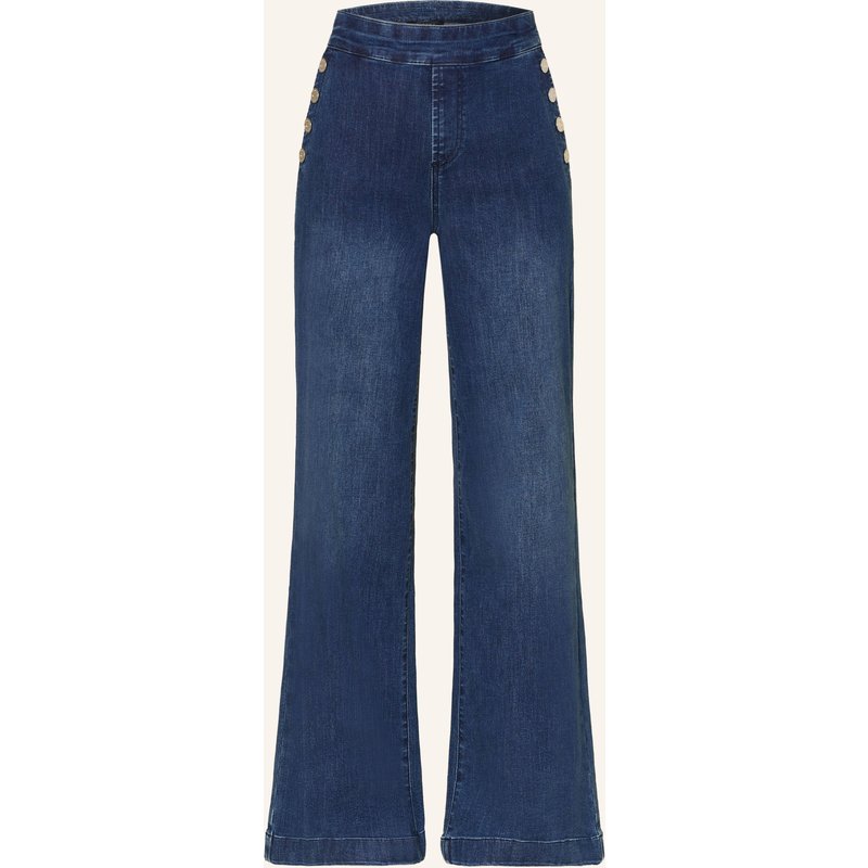 Joseph Ribkoff Wide Leg Jeans blau