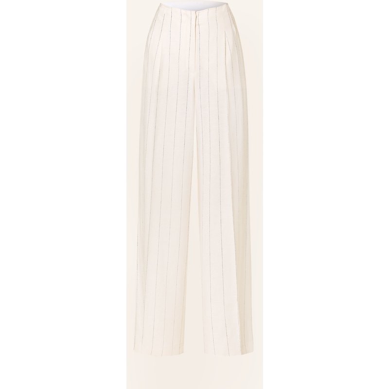 Marc Aurel Marlenehose Mit Leinen weiss
