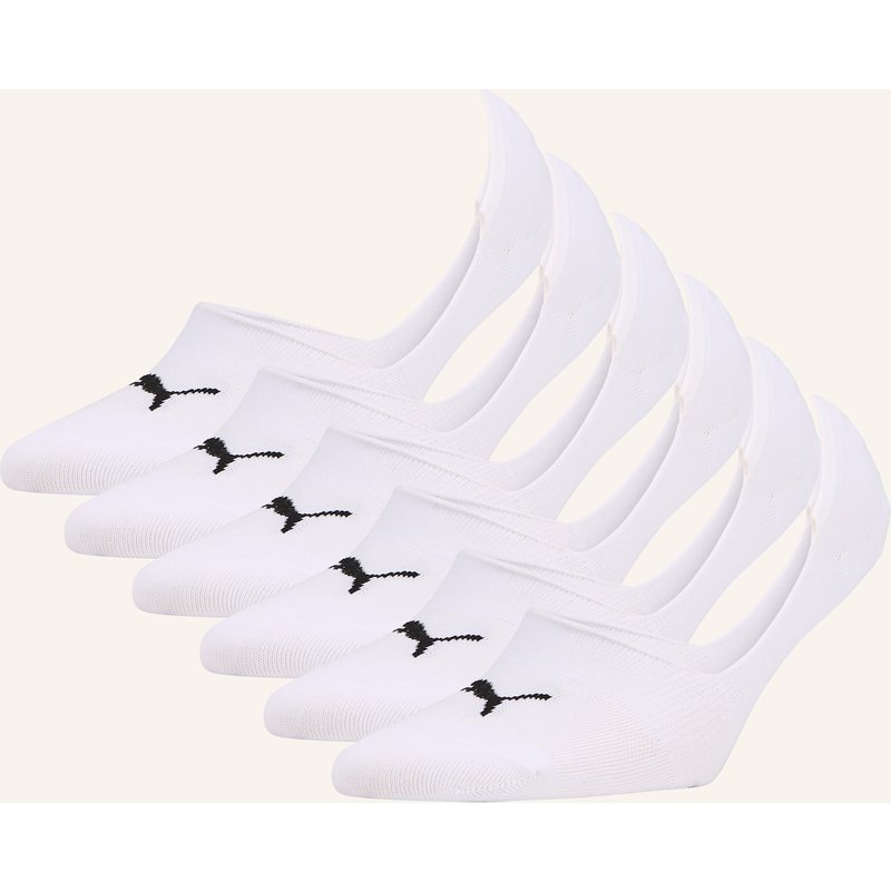 Puma 6er-Pack Füßlinge weiss