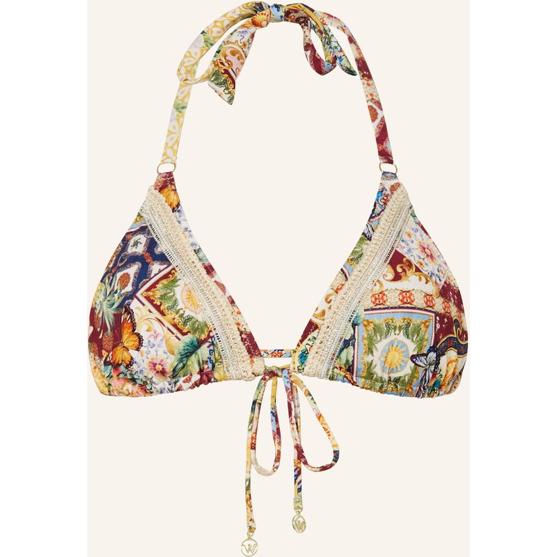 Watercult Triangel-Bikini-Top Treasured Trove gelb