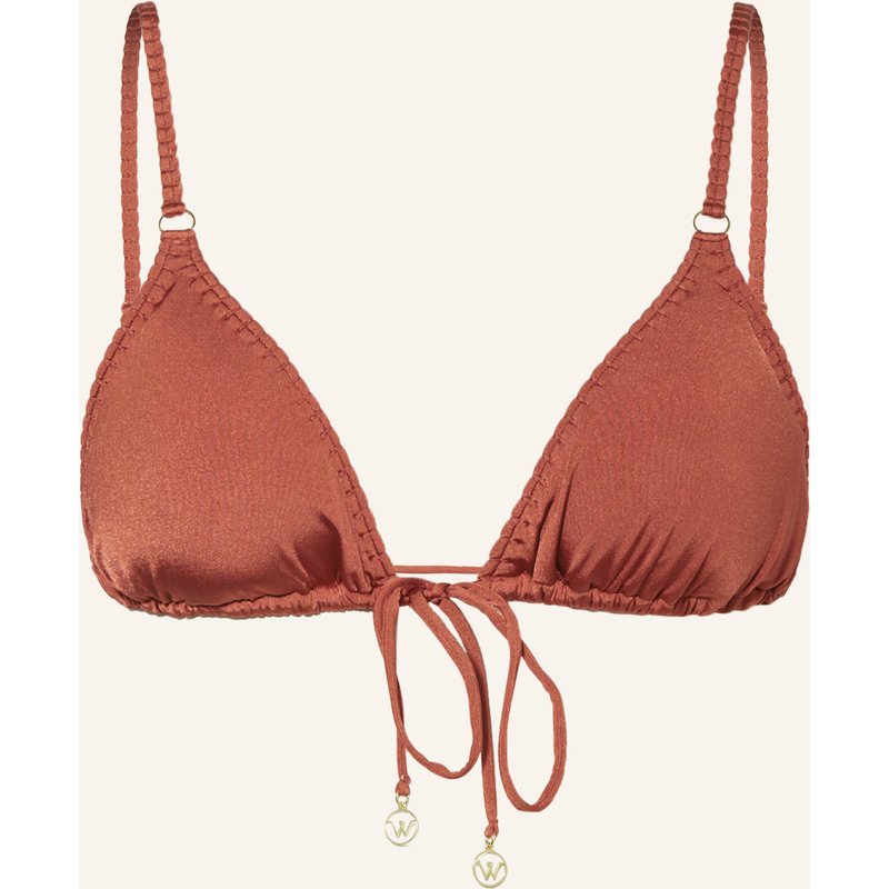 Watercult Triangel-Bikini-Top Crafted Essentials rot