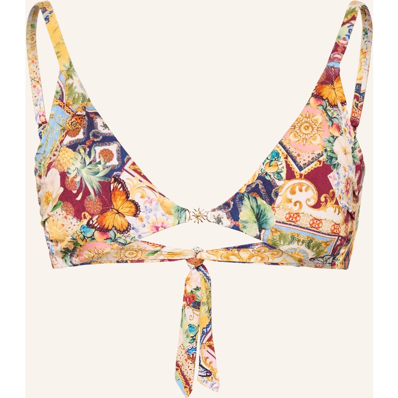 Watercult Triangel-Bikini-Top Trasured Trove gelb