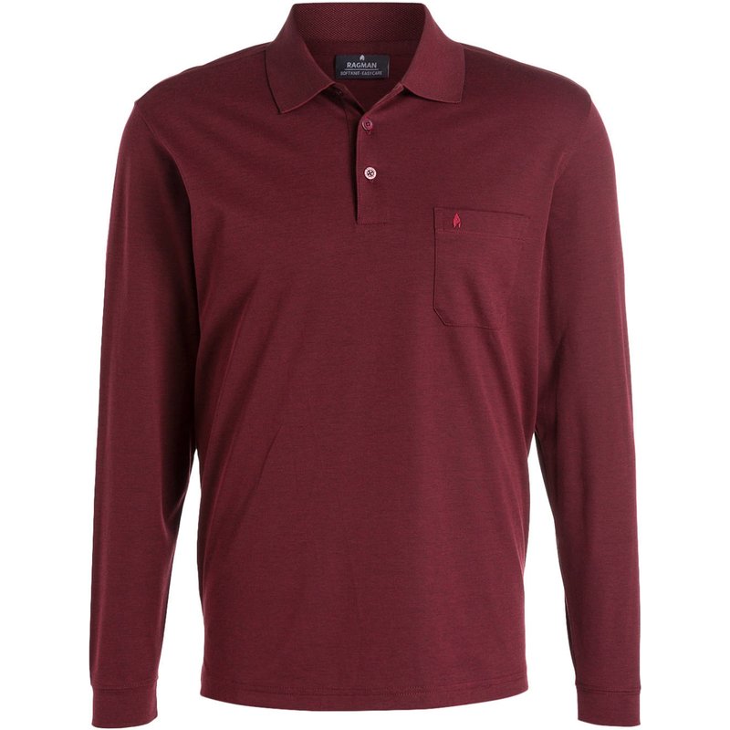 Ragman Poloshirt rot