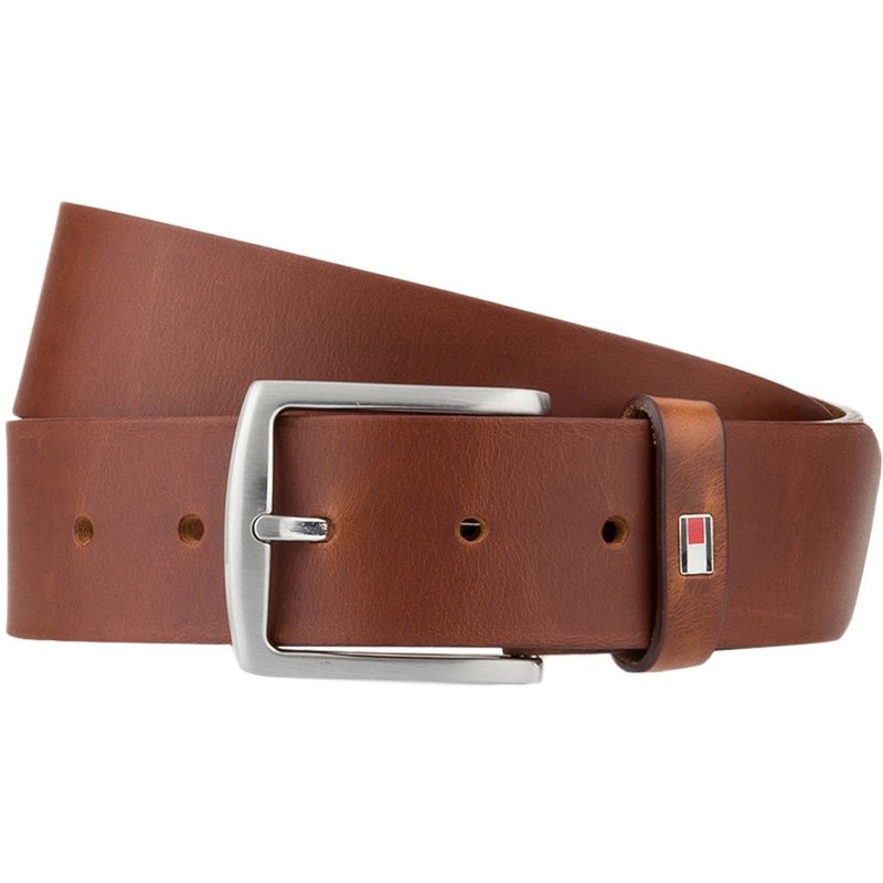 Tommy Hilfiger Ledergürtel New Denton 4.0 braun