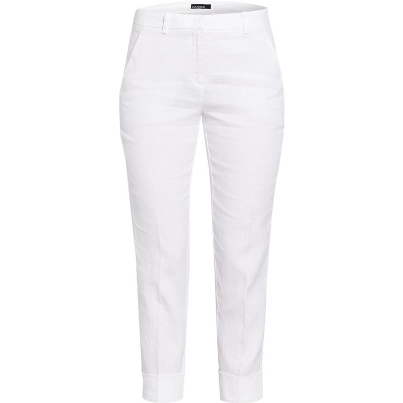 Cambio 7/8-Hose Krystal Mit Leinen weiss