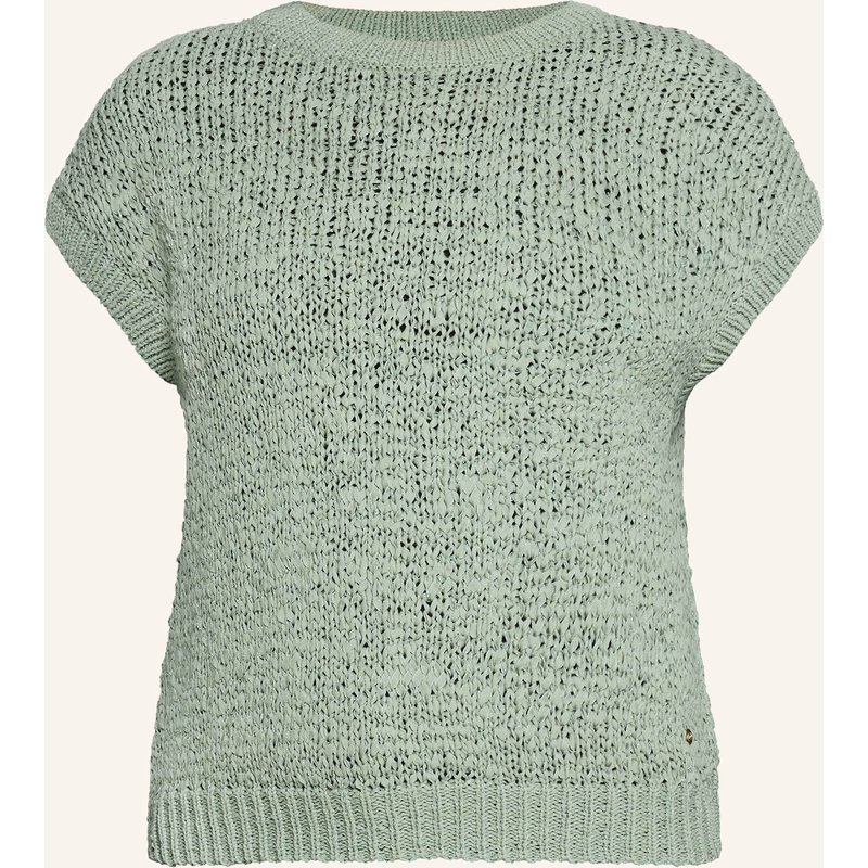 Betty&Co Strickpullover Mit Rundhalsausschnitt gruen