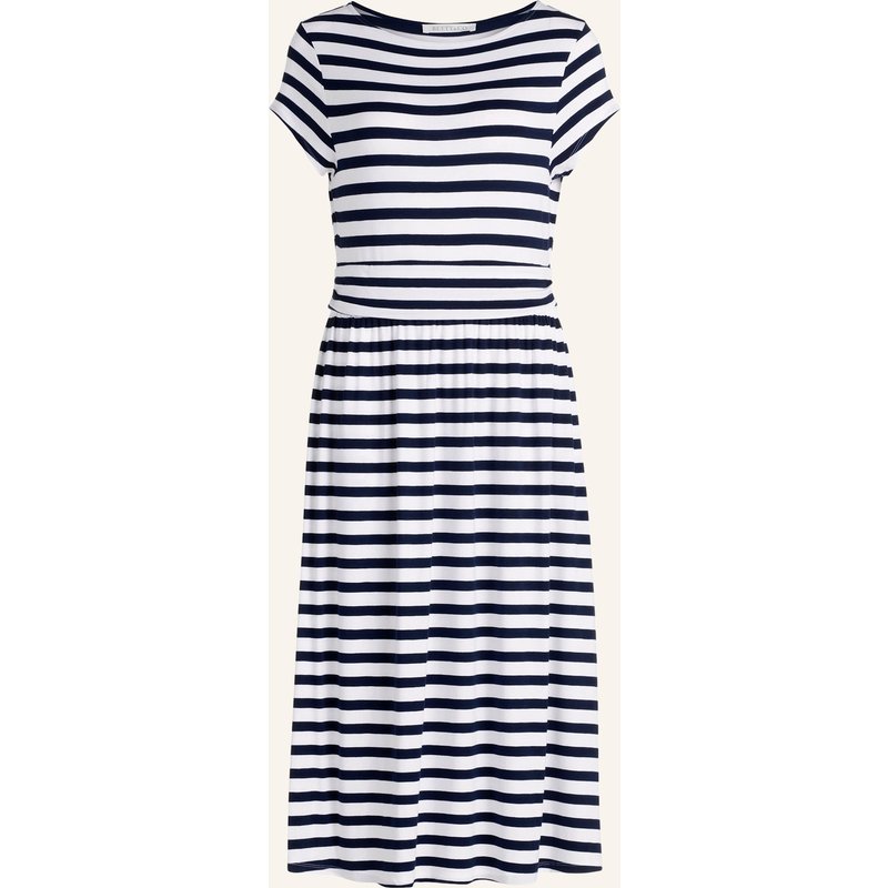 Betty&Co Jerseykleid Mit Streifen blau