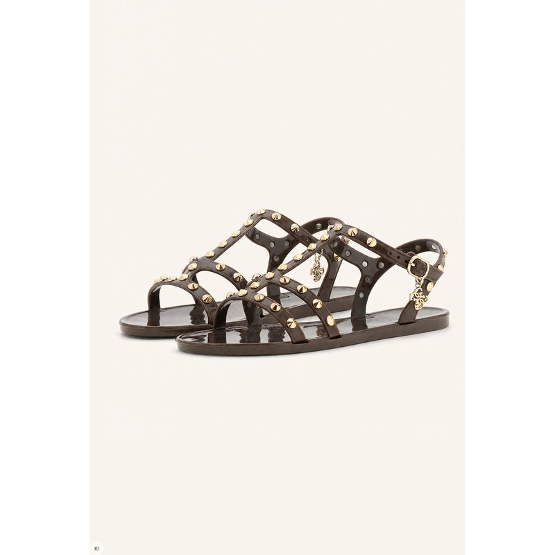 Guess Riemchensandalen Jelly braun