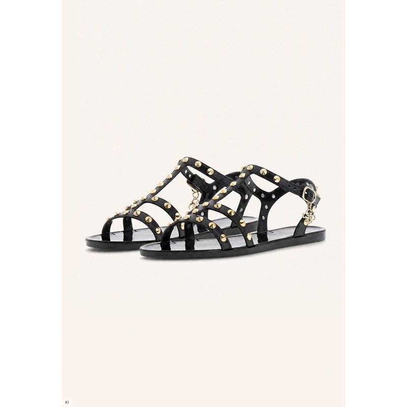 Guess Riemchensandalen Jelly schwarz