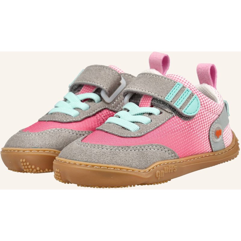 Qnuffs Barfußschuhe Sneaker Fichte rosa