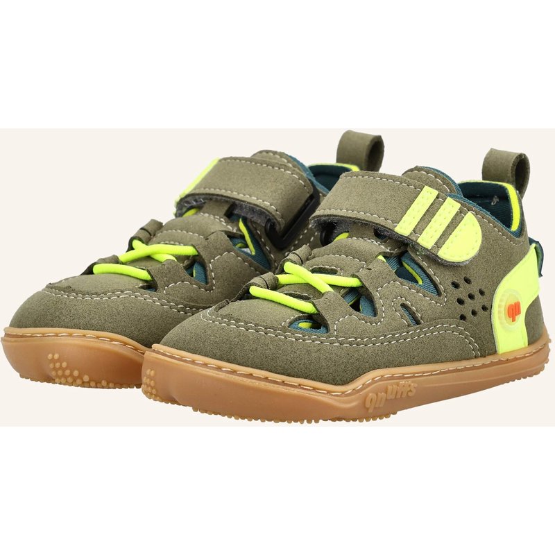 Qnuffs Barfußschuhe Halbschuhe Lerche gruen
