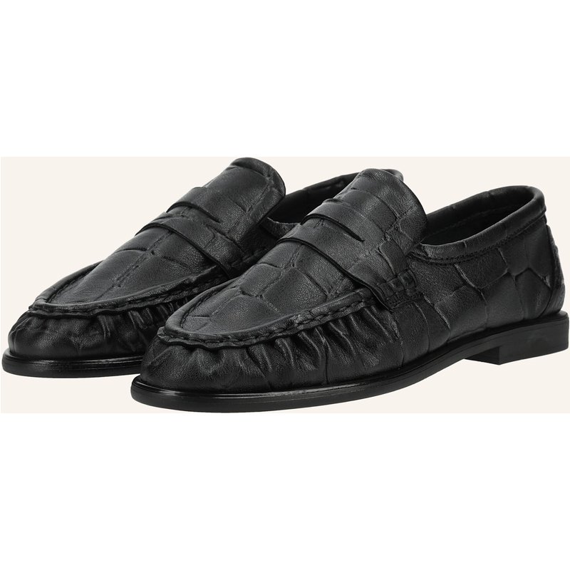 Pavement Slipper Elmira Croco schwarz