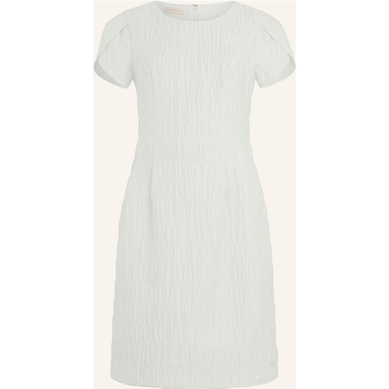 Apart Kurzes Jacquardkleid weiss