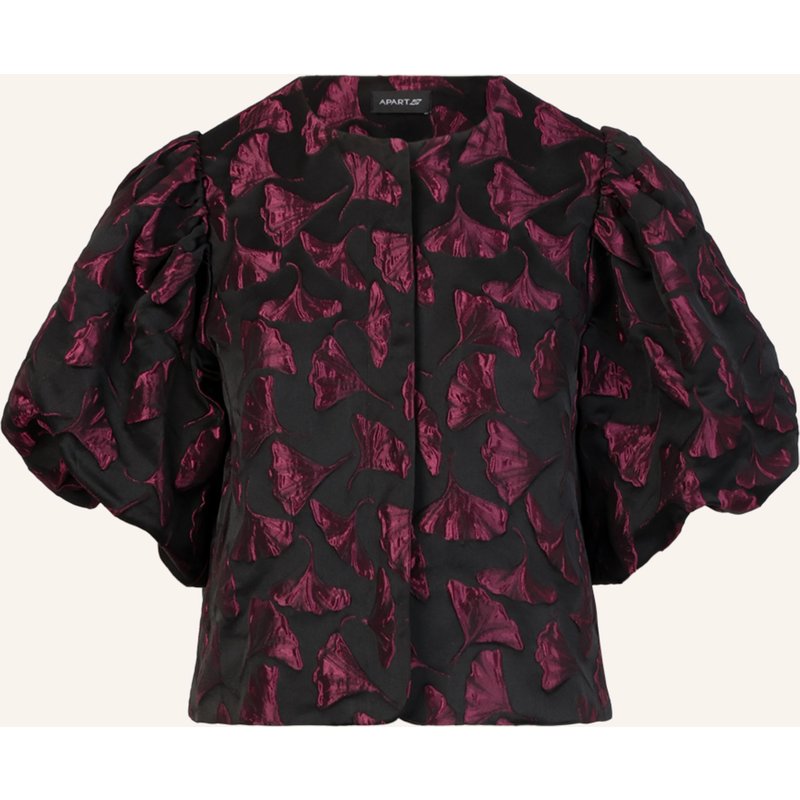 Apart Jacquard Blazer rot