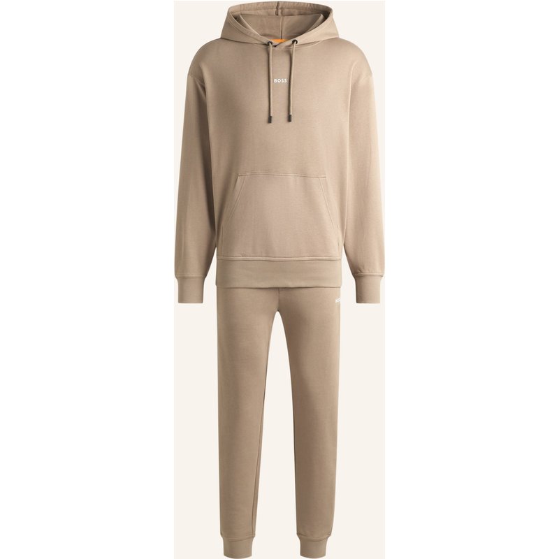 Boss Tracksuitwesmallhood Regular Fit braun