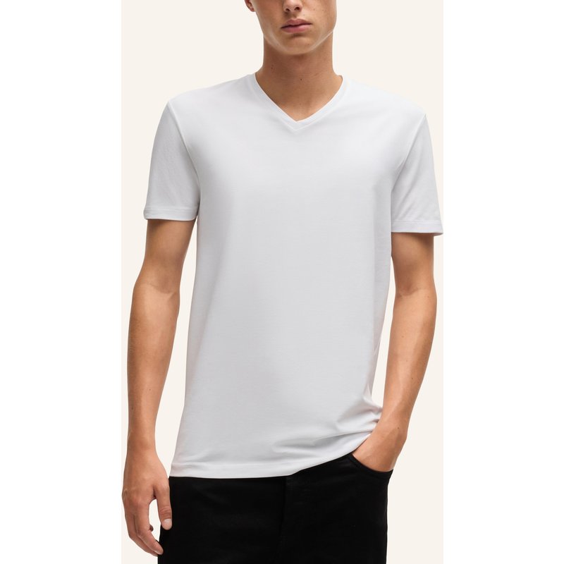 Hugo T-Shirt Hugo-V Slim Fit schwarz