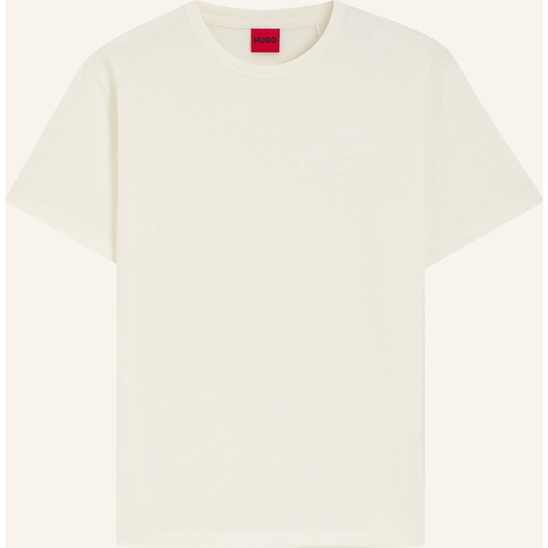 Hugo T-Shirts Damacia_7 Regular Fit beige