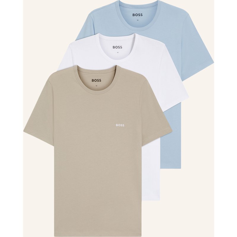 Boss Unterw�Sche Top Tshirtrn 3p Classic Regular Fit grau