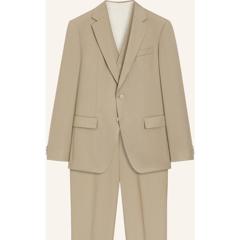 Boss Anzug H-Huge-3pcs-253 Slim Fit beige