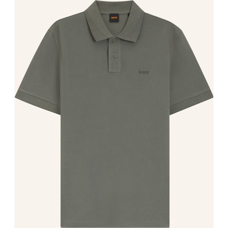 Boss Piqué-Poloshirt Prime grau