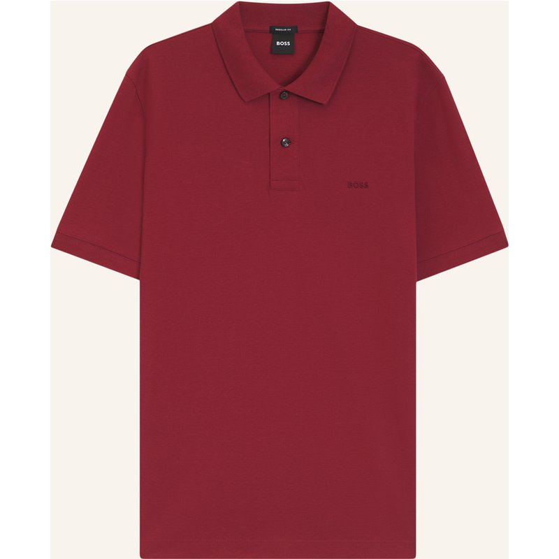 Boss Piqué-Poloshirt Pallas Regular Fit rot