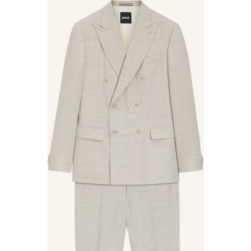 Boss Anzug H-Jeckson-2pcs-253 Slim Fit grau