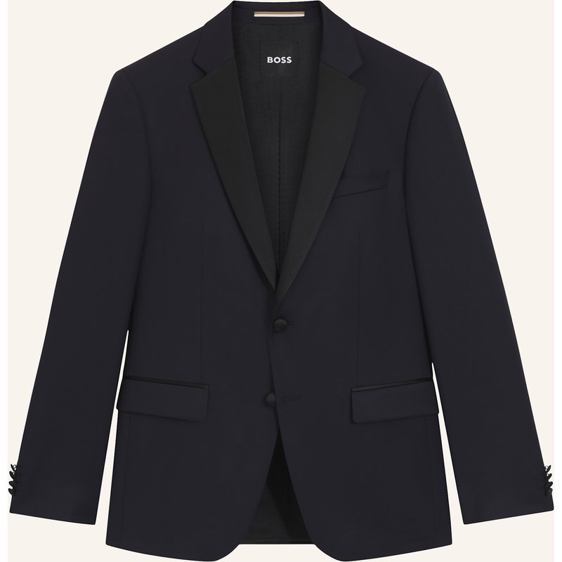 Boss Smoking-Sakko Huge Slim Fit blau