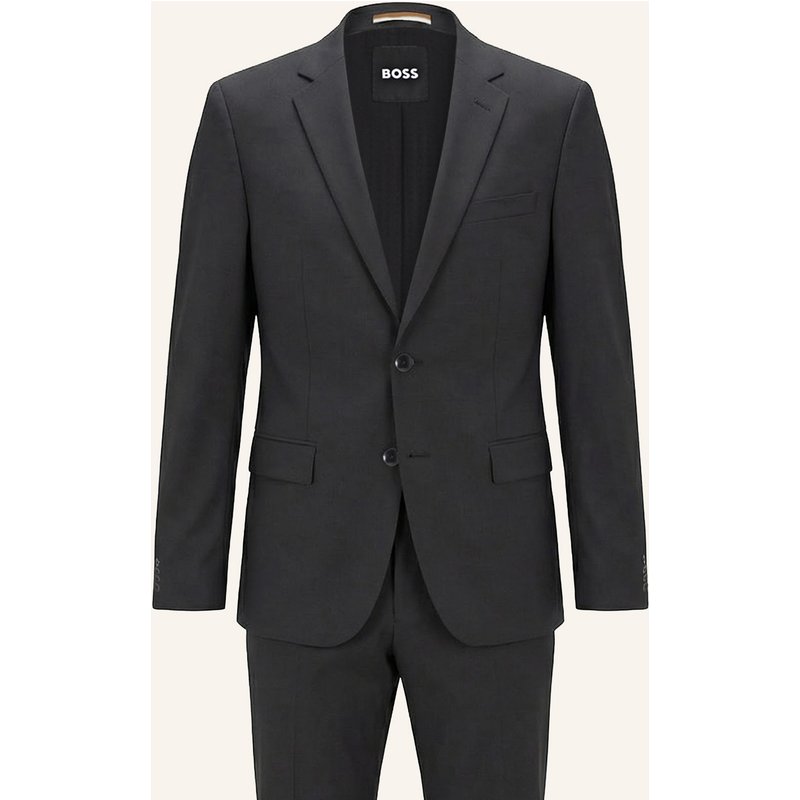 Boss Anzug H-Huge-2pcs-224 Slim Fit schwarz
