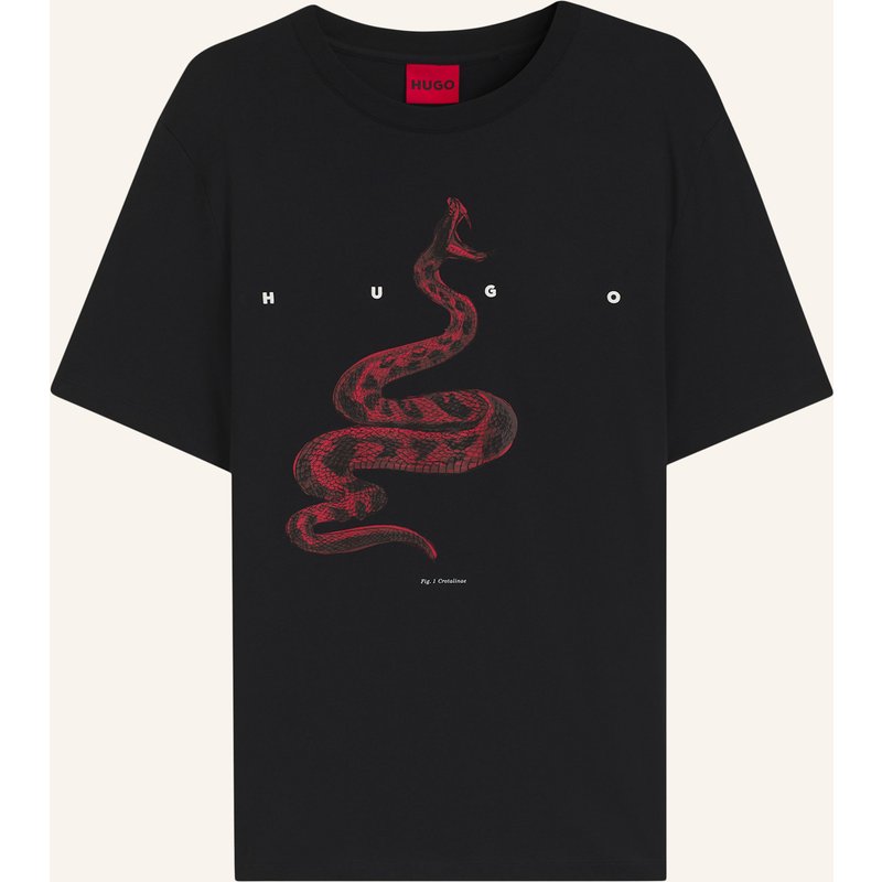 Hugo T-Shirt Discorb schwarz