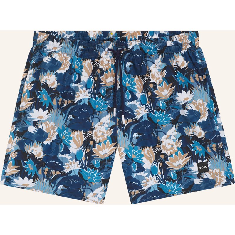 Boss Badeshorts Piranha blau