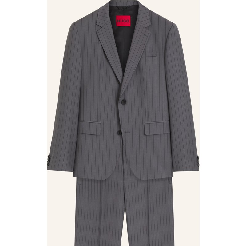 Hugo Anzug Henry-gatur263x Slim Fit grau