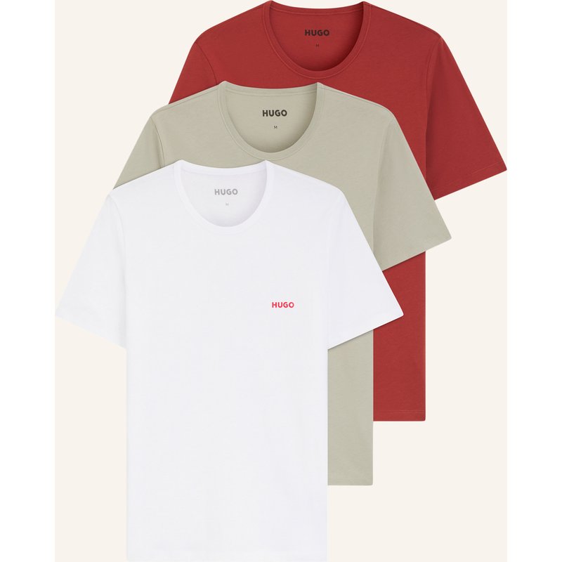 Hugo Unterw�Sche Top T-Shirt Rn Triplet P Regular Fit rot