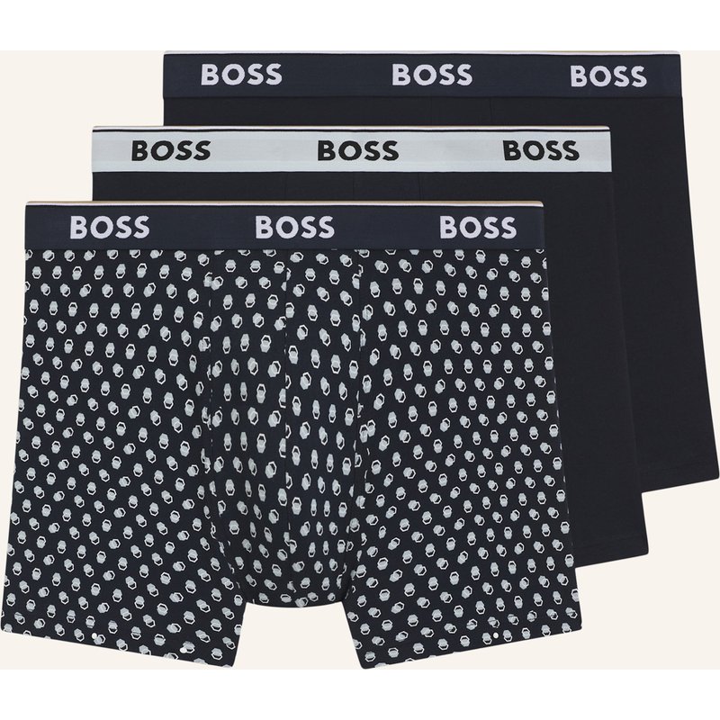 Boss Boxershort Boxerbr 3p Power Des blau