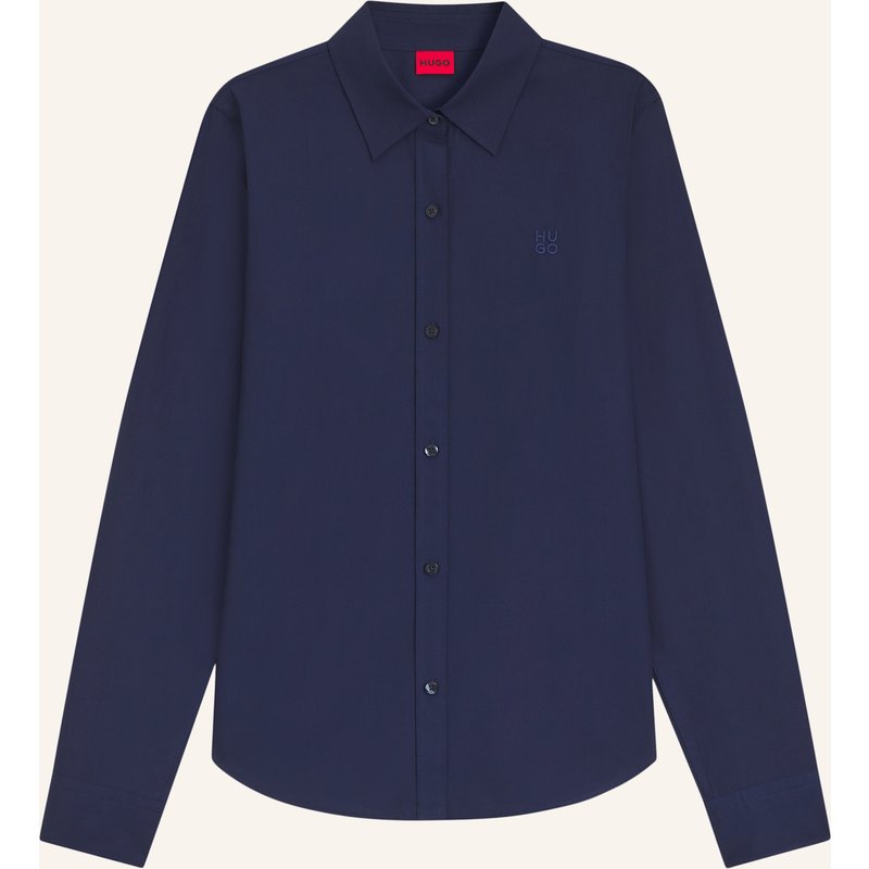 Hugo Blouse The Essential Shirt Regular Fit blau